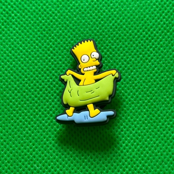 🌼 (3/$8 or 5/$15) NEW “90’s The Simpson’s” Bart Croc Shoe Charm Collection - Picture 1 of 1